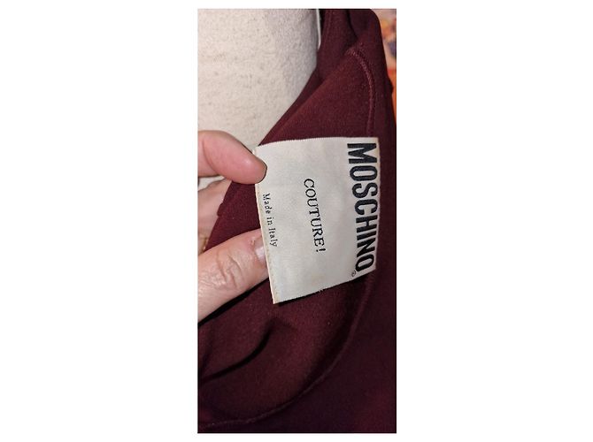Vestido Moschino Prune de Acetato Ciruela - vista 5