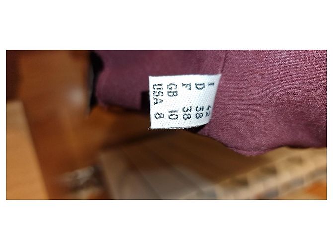 Vestido Moschino Prune de Acetato Ciruela - vista 6
