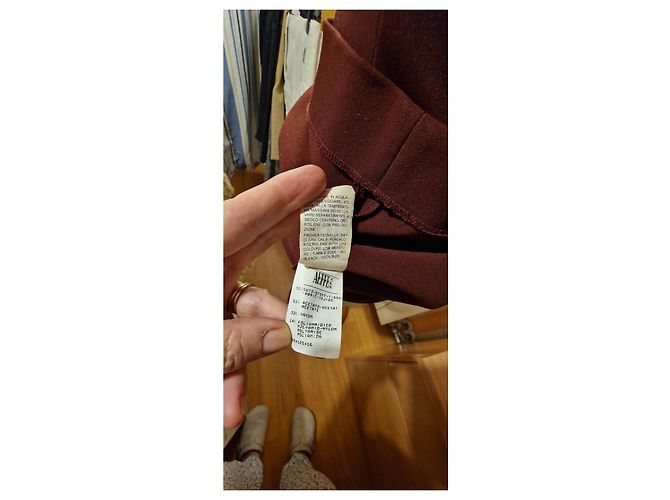 Vestido Moschino Prune de Acetato Ciruela - vista 7