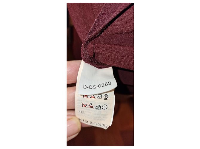 Vestido Moschino Prune de Acetato Ciruela - vista 8