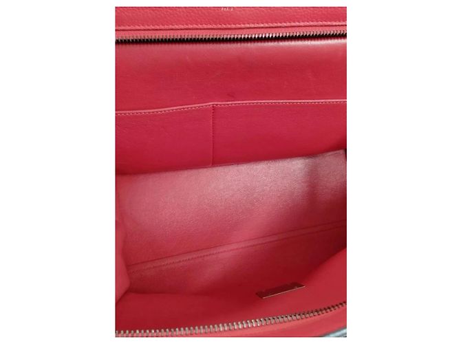 Trapèze Borsa Céline Trapeze in pelle rossa Rosso - vista 19
