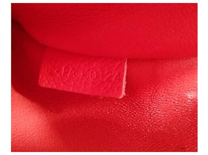 Trapèze Borsa Céline Trapeze in pelle rossa Rosso - vista 5