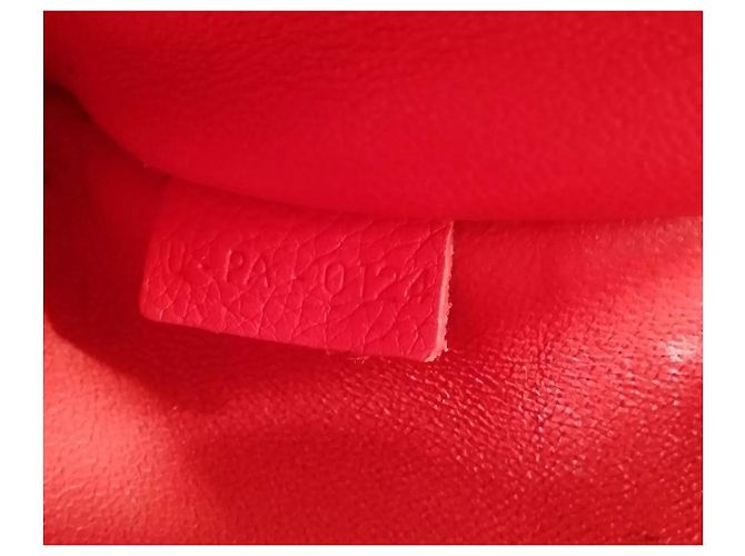 Trapèze Borsa Céline Trapeze in pelle rossa Rosso - vista 8