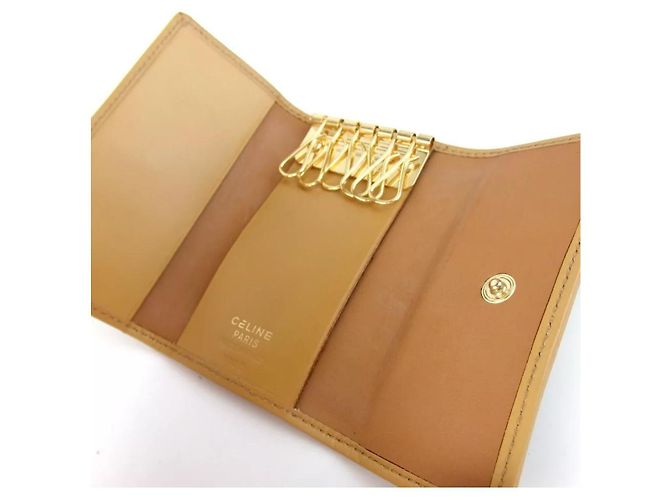 Celine Daoust Celine monogram brown Leather key holder - view 2