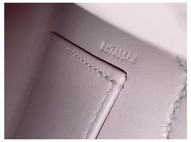 Hermès Mini Kelly II Roxa Clara Cabra Mysore - vista 10