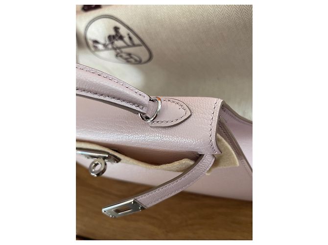 Hermès Mini Kelly II Roxa Clara Cabra Mysore - vista 6