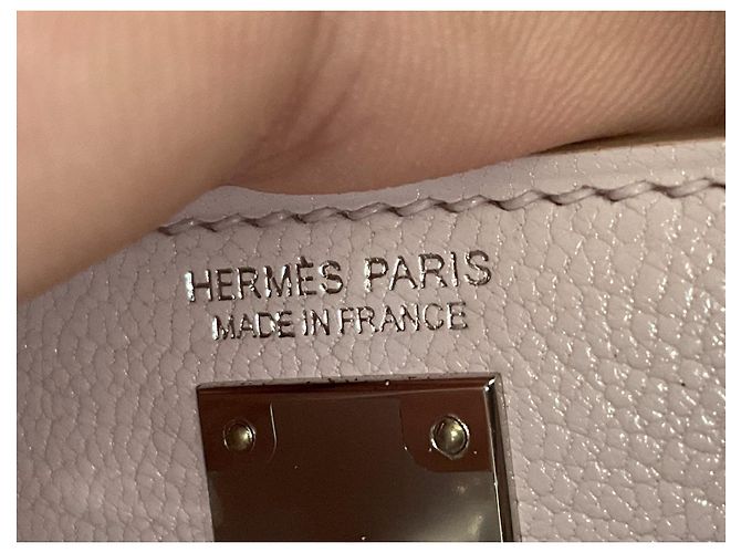 Hermès Mini Kelly II Roxa Clara Cabra Mysore - vista 8