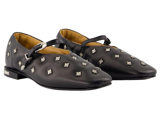 Aj1342 Bailarinas - Toga Pulla - Cuero - Negro - vista 2