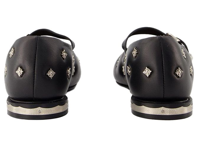 Aj1342 Bailarinas - Toga Pulla - Cuero - Negro - vista 3