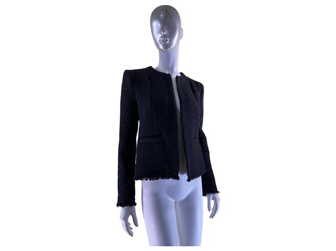 Iro Rowy Tweedjacke Schwarz - Ansicht 2