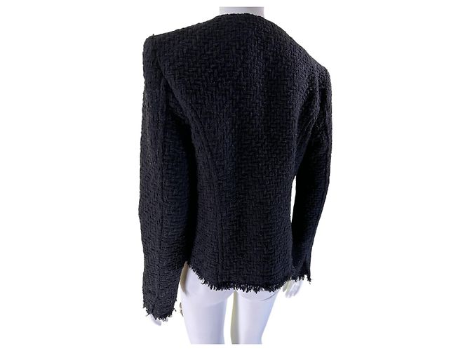 Iro Rowy Tweedjacke Schwarz - Ansicht 5