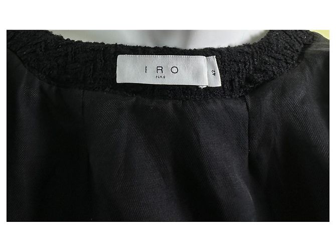 Iro Rowy Tweedjacke Schwarz - Ansicht 6