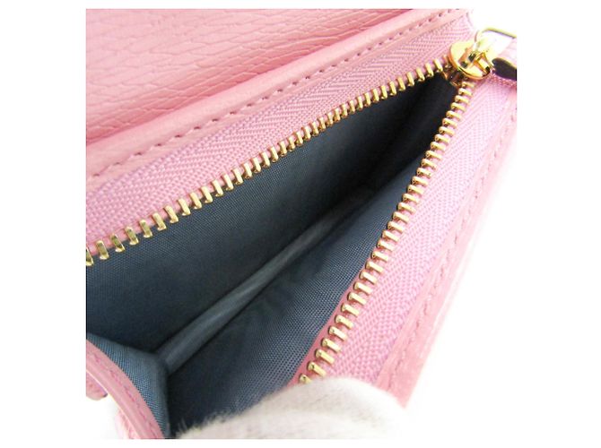 Cartera de cuero para mujer Gucci Bananya 701009 Rosa Multicolor - vista 4