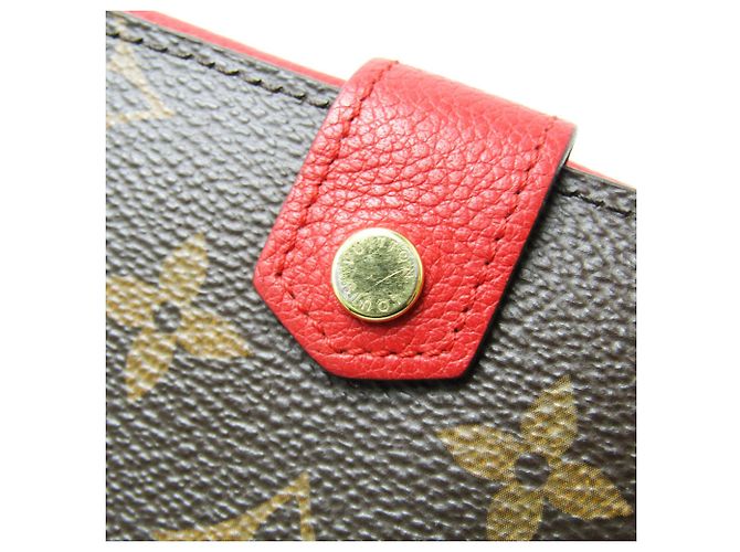 Portafoglio compatto Pallas Monogram Louis Vuitton Marrone Rosso - vista 11