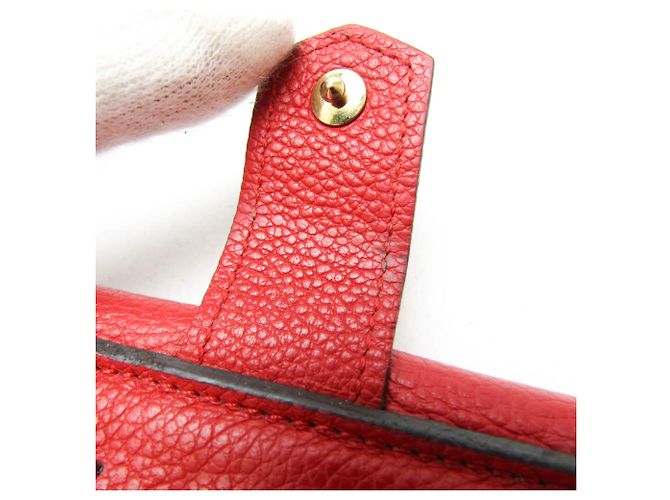 Portafoglio compatto Pallas Monogram Louis Vuitton Marrone Rosso - vista 12