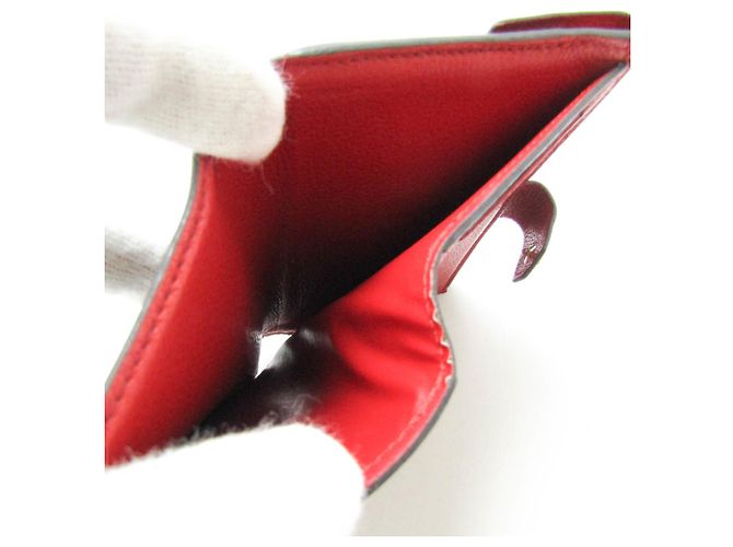 Portafoglio compatto Pallas Monogram Louis Vuitton Marrone Rosso - vista 5