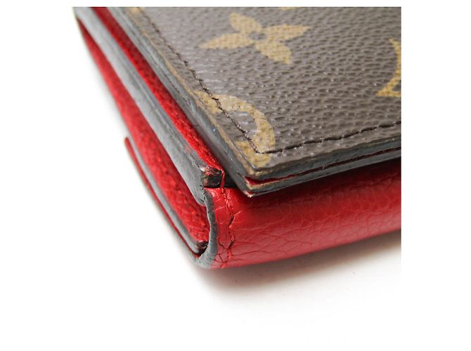 Portafoglio compatto Pallas Monogram Louis Vuitton Marrone Rosso - vista 8