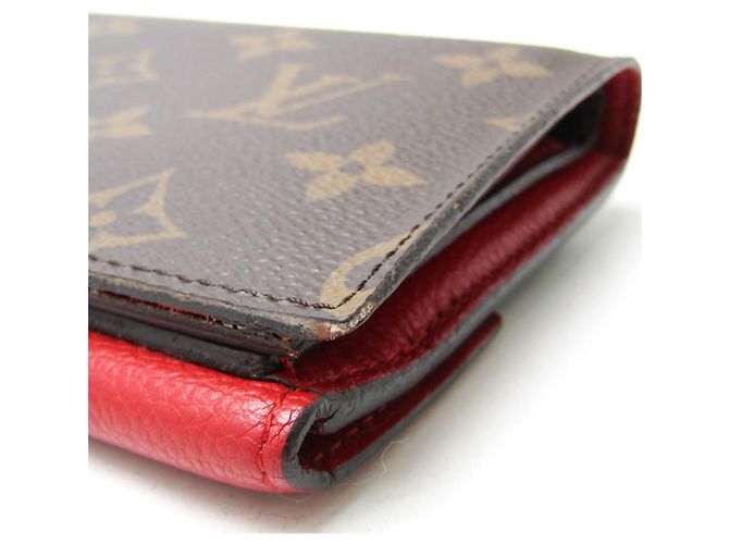 Portafoglio compatto Pallas Monogram Louis Vuitton Marrone Rosso - vista 9