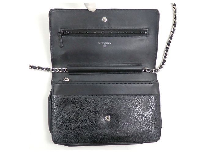 Wallet On Chain Portafoglio Chanel On Chain Nero - vista 5