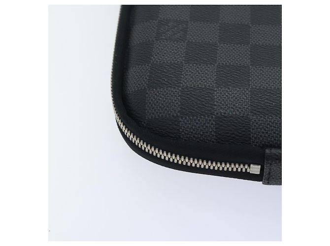 LOUIS VUITTON Custodia per computer Damier Graphite MM PC Case LV Auth 92011A Damier ebene - vista 15