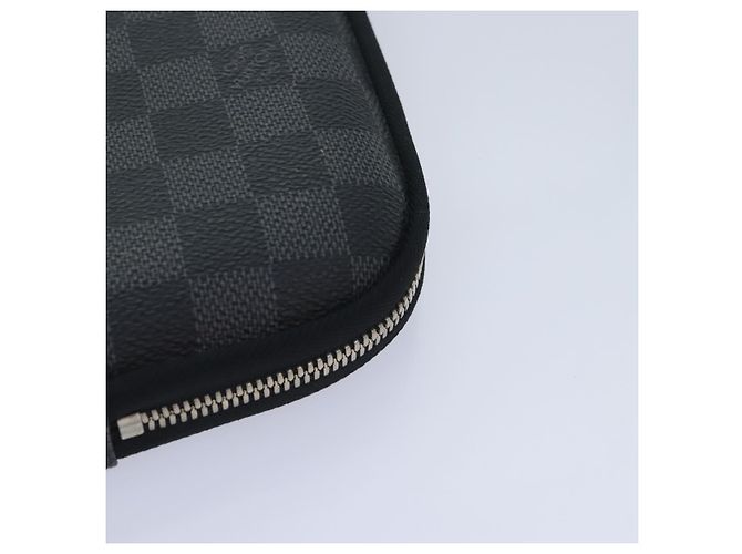 LOUIS VUITTON Custodia per computer Damier Graphite MM PC Case LV Auth 92011A Damier ebene - vista 16
