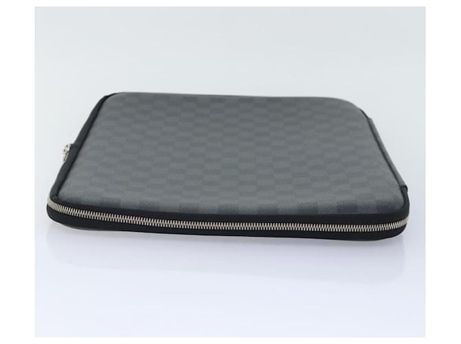 LOUIS VUITTON Custodia per computer Damier Graphite MM PC Case LV Auth 92011A Damier ebene - vista 3