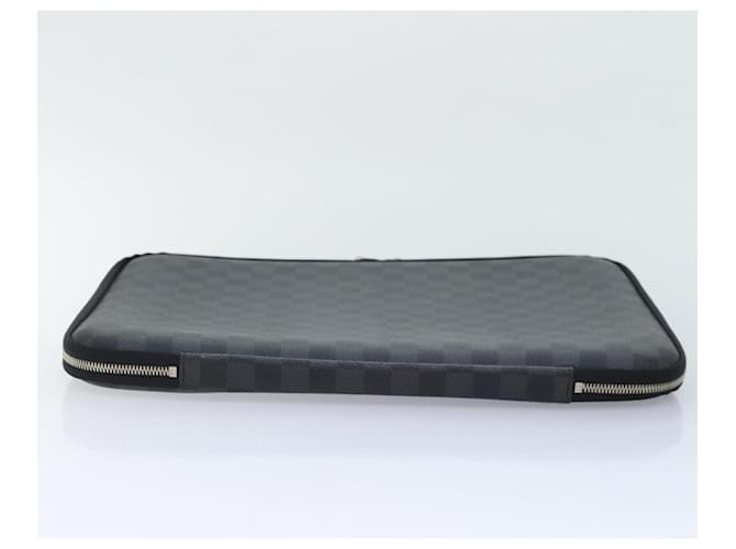 LOUIS VUITTON Custodia per computer Damier Graphite MM PC Case LV Auth 92011A Damier ebene - vista 6