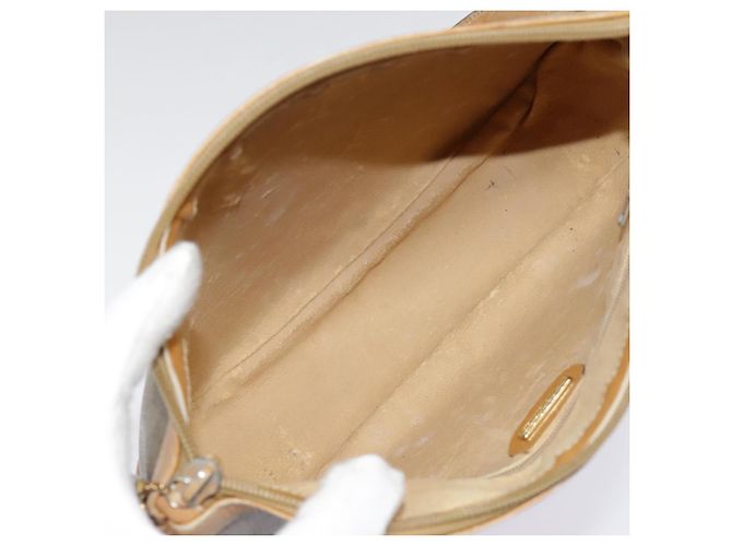 Gucci Borsa a spalla Micro GG Supreme PVC Beige Oro 007 87 0018 Auth ki4930 D'oro - vista 11