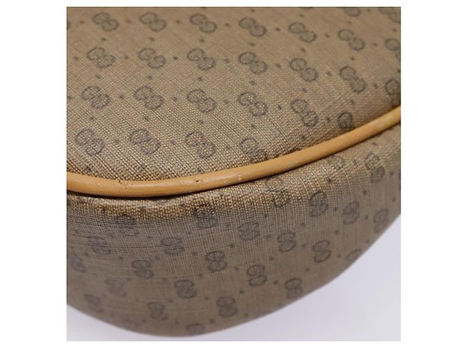 Gucci Borsa a spalla Micro GG Supreme PVC Beige Oro 007 87 0018 Auth ki4930 D'oro - vista 16