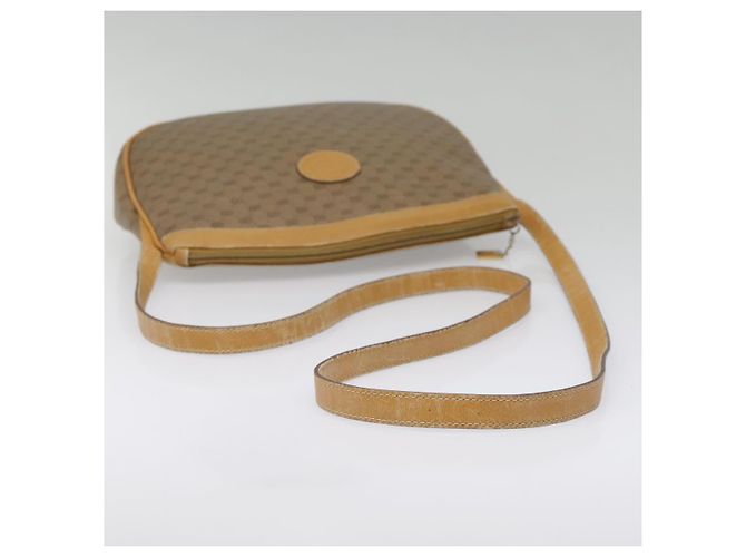 Gucci Borsa a spalla Micro GG Supreme PVC Beige Oro 007 87 0018 Auth ki4930 D'oro - vista 7