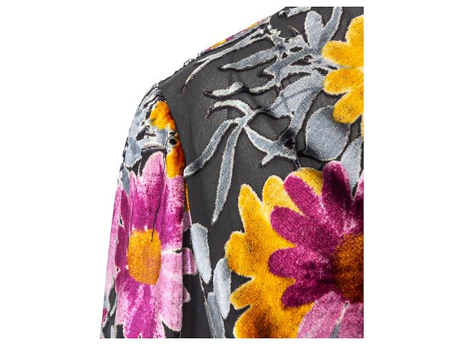 Top de terciopelo estampado Valentino Night Multicolor - vista 10