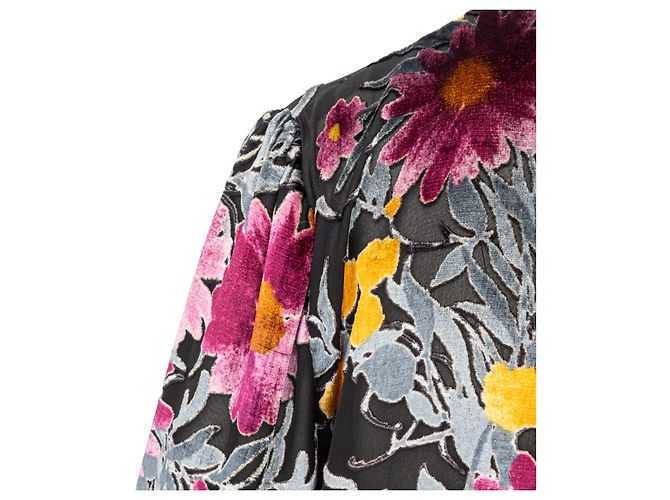 Top de terciopelo estampado Valentino Night Multicolor - vista 11