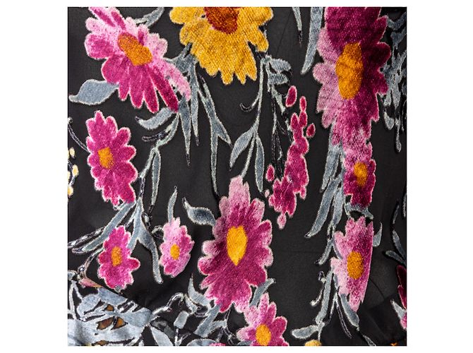 Top de terciopelo estampado Valentino Night Multicolor - vista 12