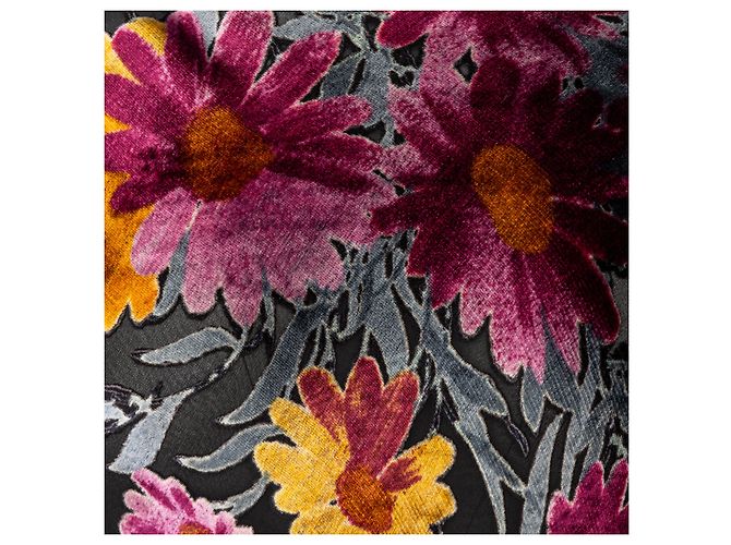 Top de terciopelo estampado Valentino Night Multicolor - vista 13