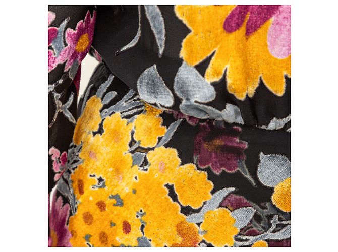 Top de terciopelo estampado Valentino Night Multicolor - vista 15