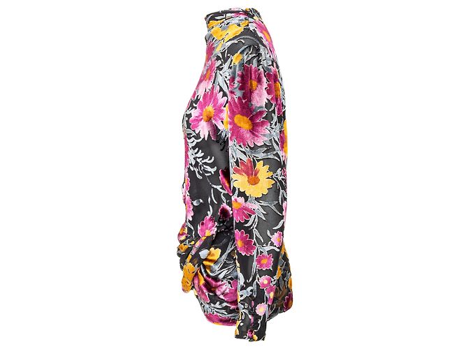 Top de terciopelo estampado Valentino Night Multicolor - vista 2