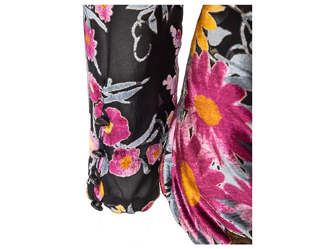 Top de terciopelo estampado Valentino Night Multicolor - vista 9