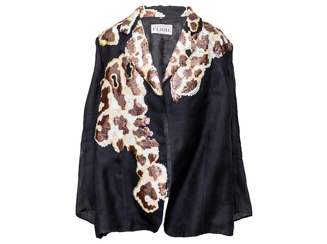 Chaqueta adornada con lentejuelas Gianfranco Ferré - vista 2