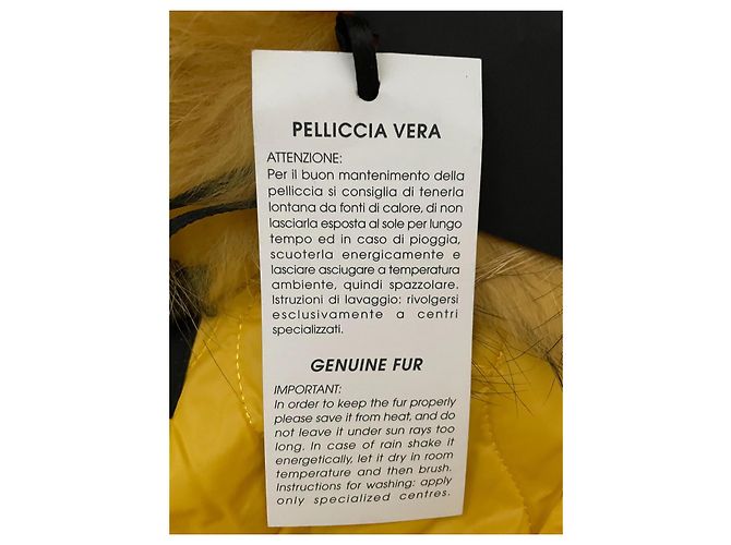 Chaleco de piel amarillo Ermanno Scervino - vista 10