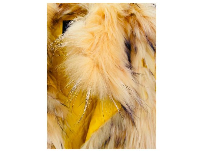 Chaleco de piel amarillo Ermanno Scervino - vista 4