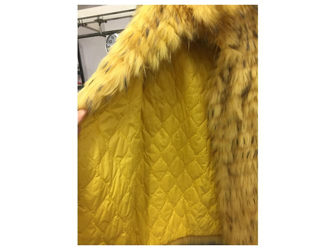 Chaleco de piel amarillo Ermanno Scervino - vista 8