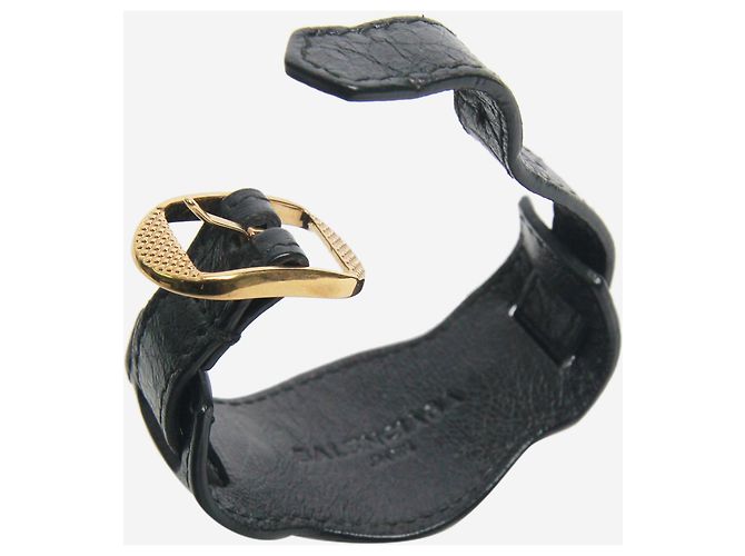 Balenciaga Bracciale da moto nero - vista 4