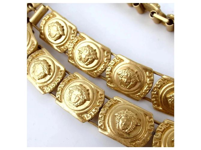 Seltene Gianni Versace Medusa Kettengürtel Golden - Ansicht 4