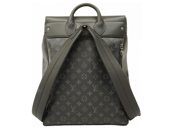 Zaino Steamer Monogram Eclipse di Louis Vuitton Nero - vista 15