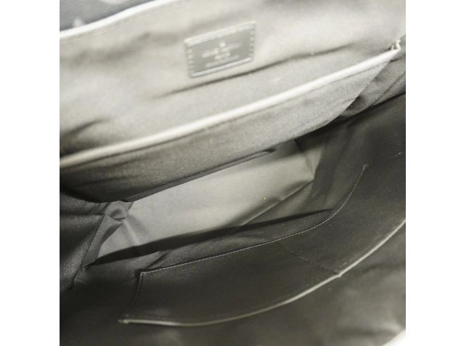 Zaino Steamer Monogram Eclipse di Louis Vuitton Nero - vista 4
