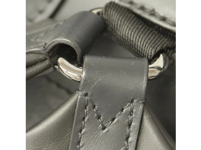 Zaino Steamer Monogram Eclipse di Louis Vuitton Nero - vista 9