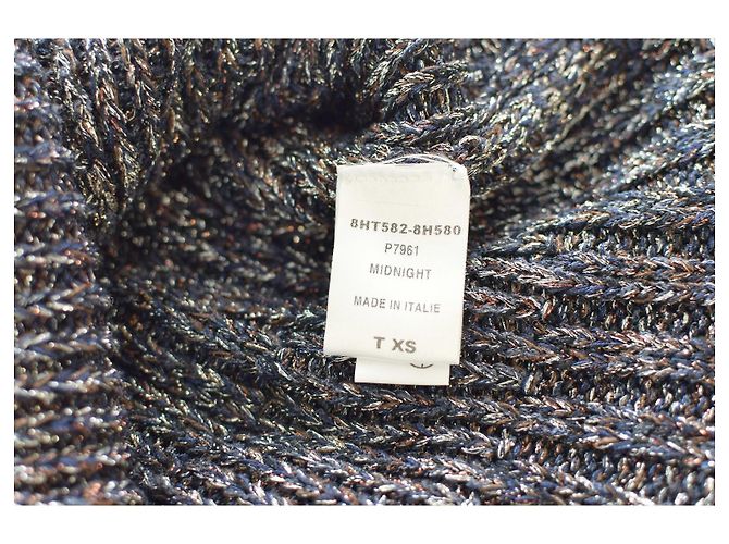 Chloé Strickjacke aus Seidenmischung Mitternachtsblau XS - Ansicht 4