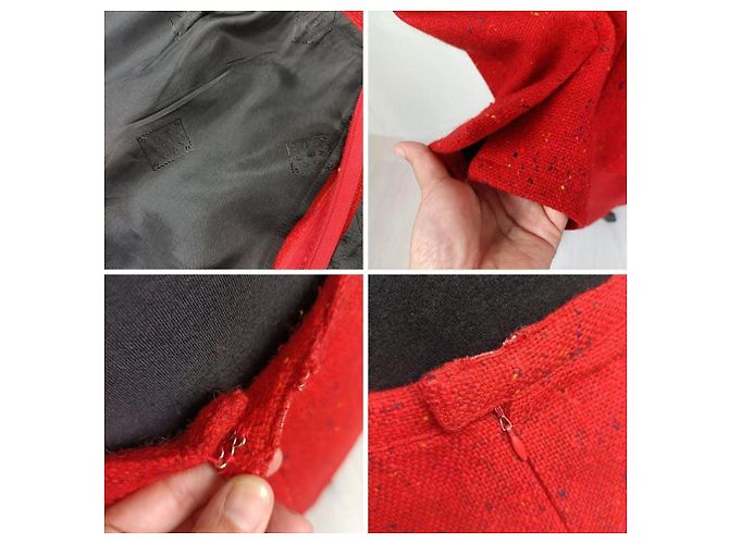Tailleur rosso Givenchy vintage - vista 10