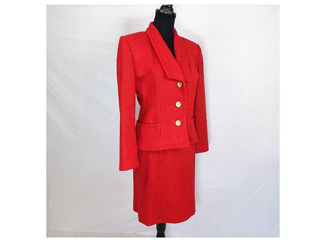 Tailleur rosso Givenchy vintage - vista 4