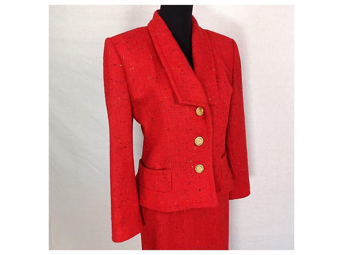 Tailleur rosso Givenchy vintage - vista 5